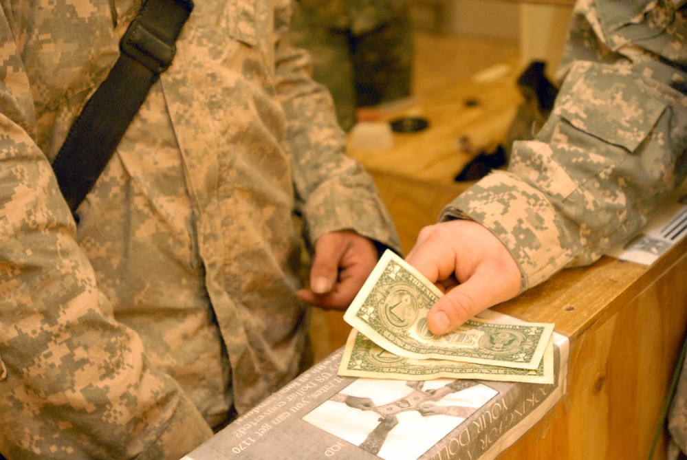 "Blackhawks" provide financial services for "Ironhorse" troops