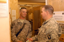 "Blackhawks" provide financial services for "Ironhorse" troops