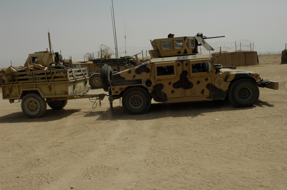 Soldiers Leave Camp Tarvloski