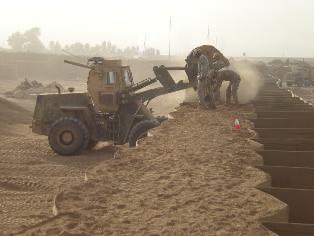 Engineers rebuild range at Combat Outpost Carver