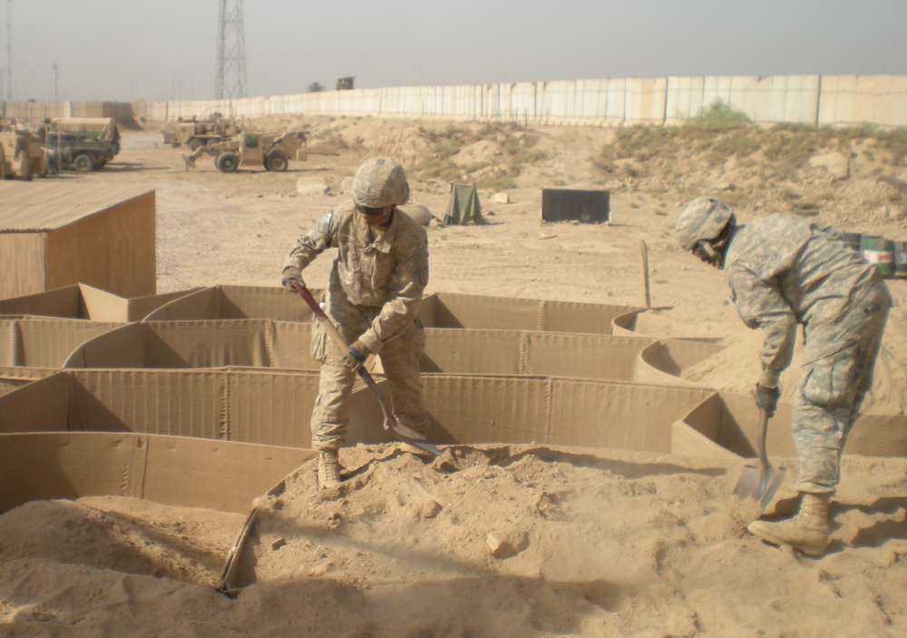 Engineers Rebuild Range at Combat Outpost Carver