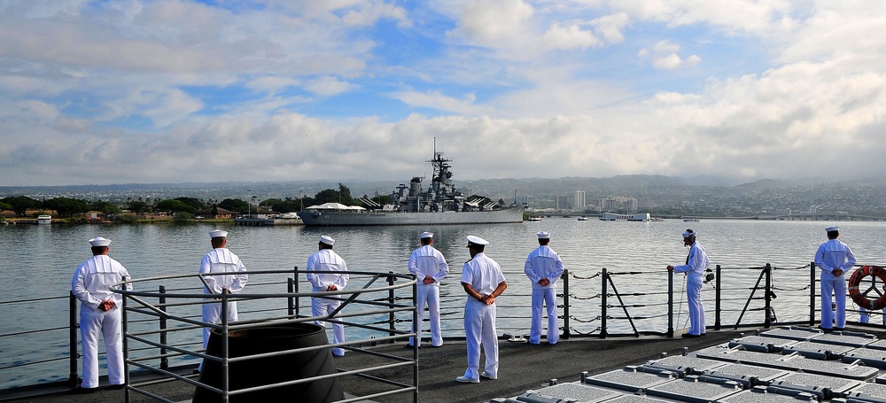 Transiting Pearl Harbor