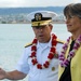 USS Hawaii arrival ceremony