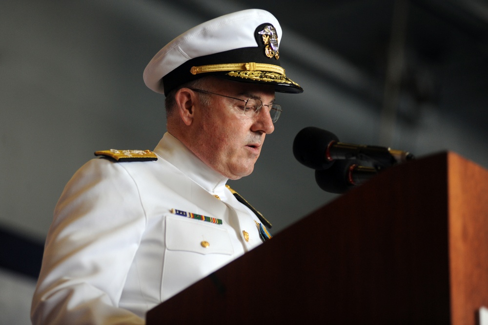 USS Harry S. Truman change of command