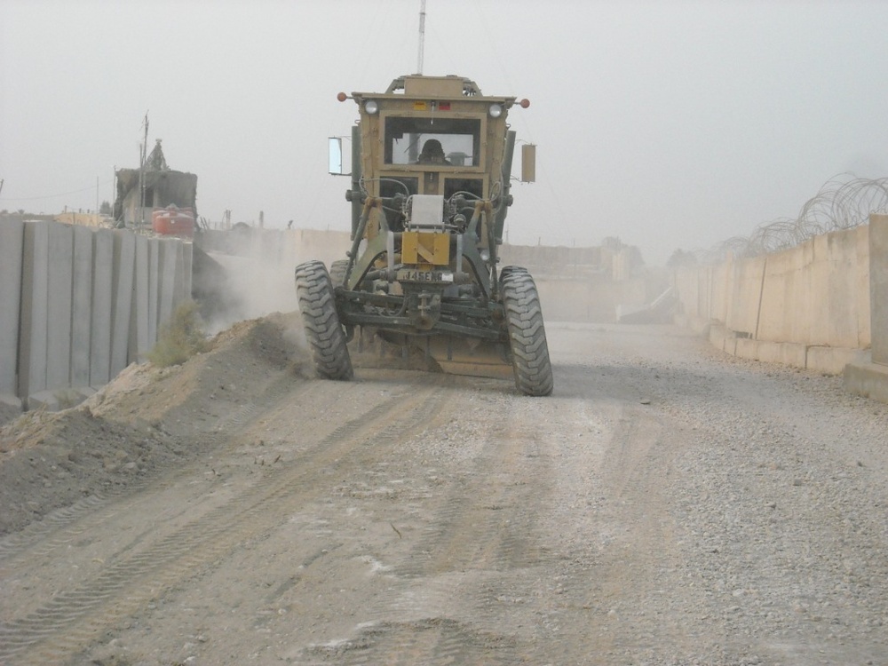 Army Engineers improve safety, roadway for Soldiers at JSS Copper