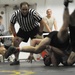 1st Cavalry Soldiers Compete in Wrestling Tournament on Forward Operating Base Marez