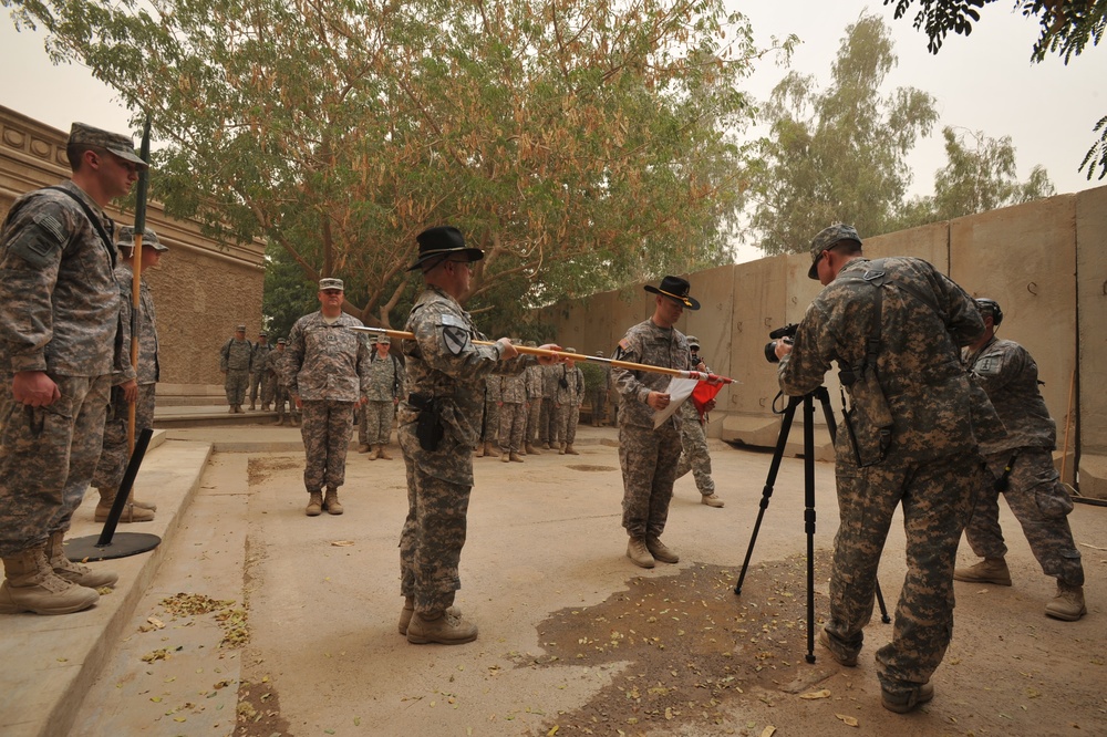 Troop B, 1st Squadron, 303rd Cavalry Transfer of Authority