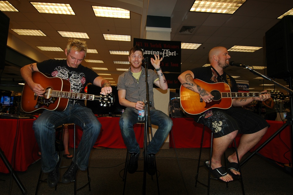 Saving Abel meets Service members at Norfolk NEX