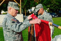 Gen. Carter F. Ham awards 133rd Engineering Battalion Battle Streamer