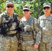 Commander of the California Army National Guard patrols with his troops