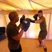 Boxing sailor mixes it up with Marines, colleagues during training