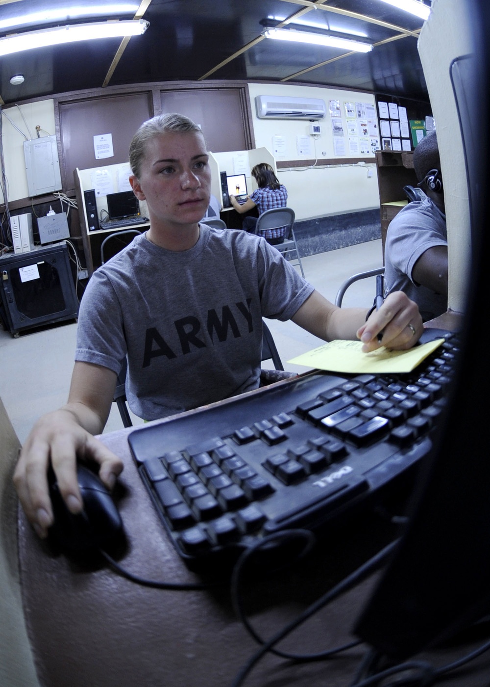 Service members take advantage of down time in Mosul