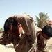 Iraqi soldiers training