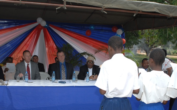 Combined Joint Task Force-Horn of Africa and U.S. Agency for International Development Dedicate Tongoni Primary School