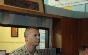 Navy Customs Sailors Make Big Impact at United Service Organization