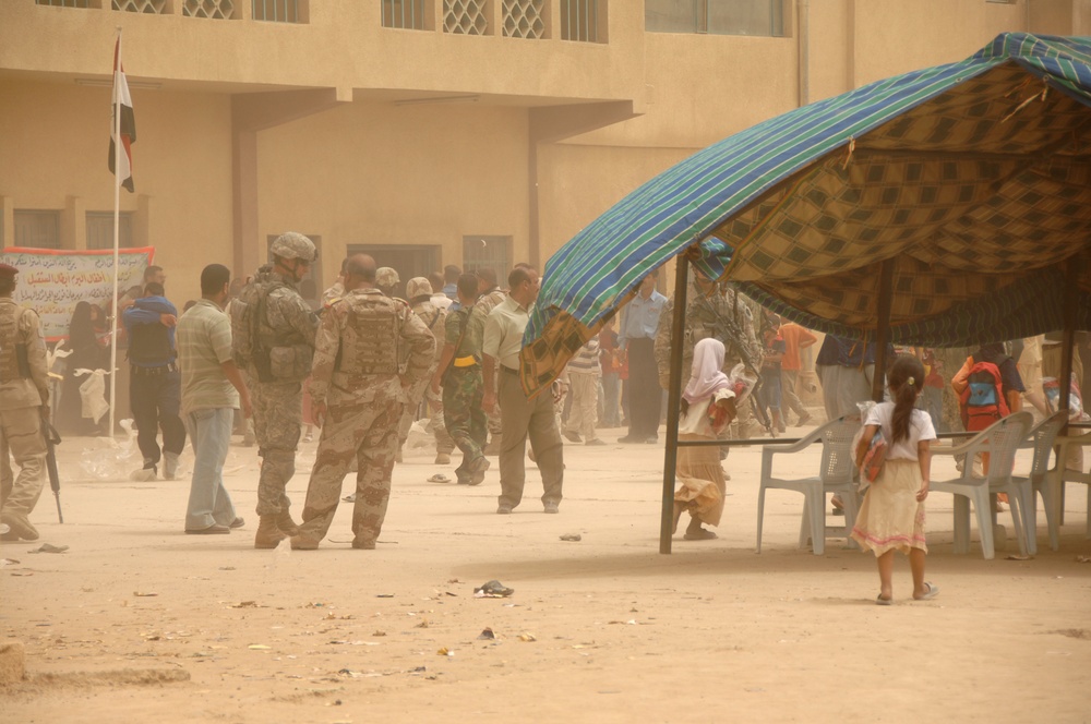 Bags and soccer balls handed out in Tarmiyah