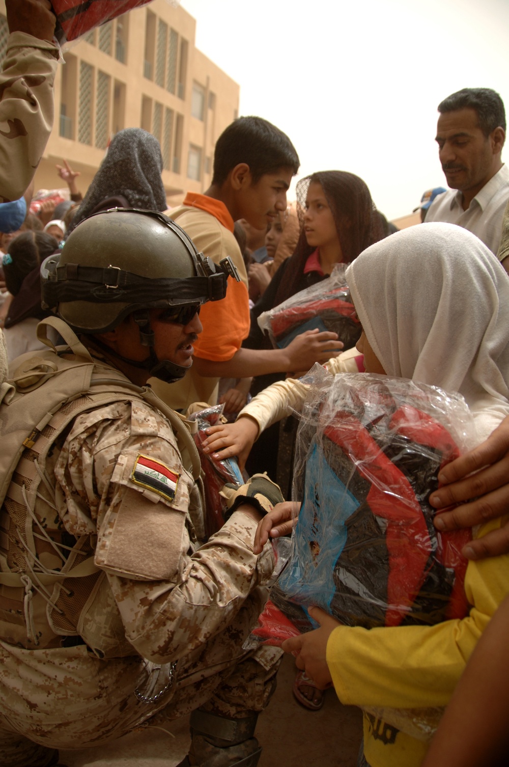 Bags and soccer balls handed out in Tarmiyah