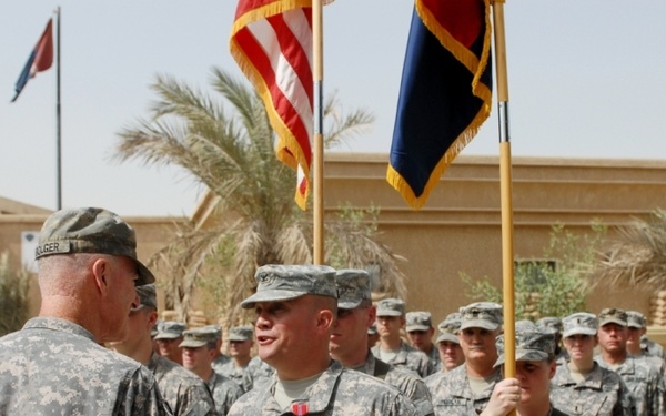 Texas Arrowhead Soldiers bid &quot;adios&quot; as 41st Infantry Brigade Combat Team takes reins