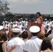 First Lady visits Dwight D. Eisenhower Carrier Strike Group