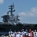 First Lady visits Dwight D. Eisenhower Carrier Strike Group