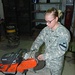 Aircraft recovery team trains on chop saw