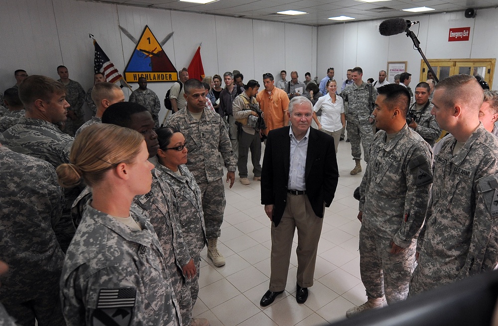 Secretary of Defense visits Pathfinders