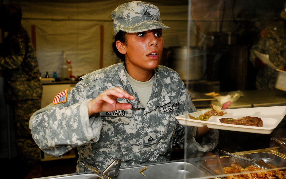 82nd Sustainment Brigade Field Kitchen Cooks Up Excellence