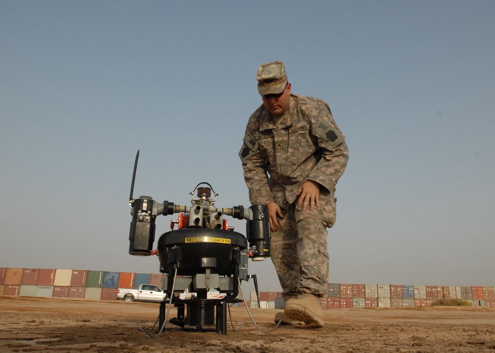 Stryker brigade's Gas Micro Air Vehicle pilots bring 'hover and stare' capability to battlefield