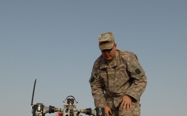 Stryker brigade's Gas Micro Air Vehicle pilots bring 'hover and stare' capability to battlefield