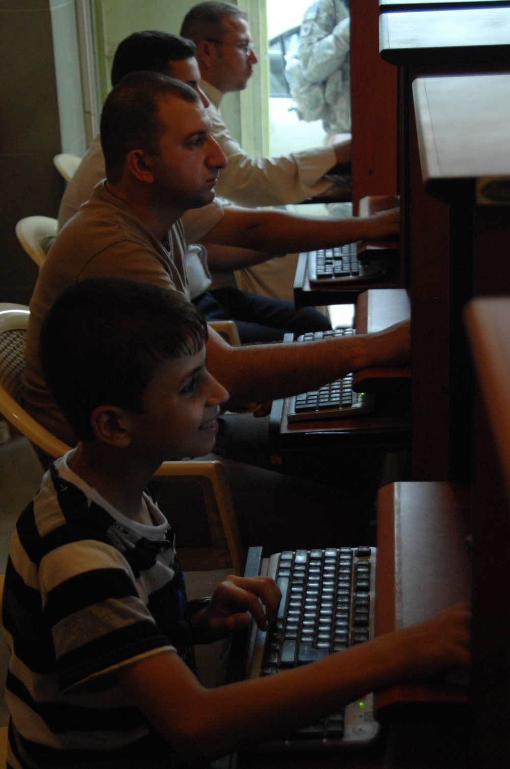 Internet Cafe and Open Market Visit