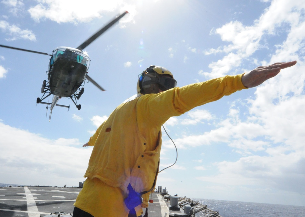 USS Arleigh Burke in Mauritius