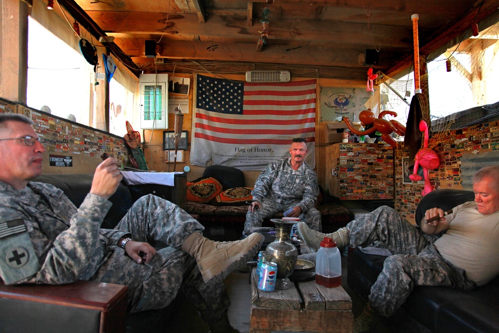 Tiki Hut provides relaxation for troops