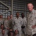 Speaking to Marine Aircraft Group-40