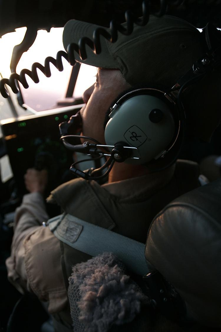 Taking off with supplies