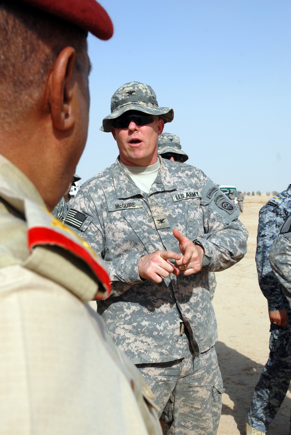 U.S., Iraqi security forces leaders observe training
