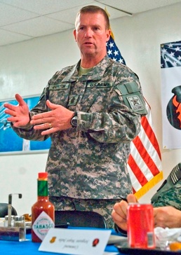 Sgt. Maj. of the Army visits Contingency Operating Base Basra