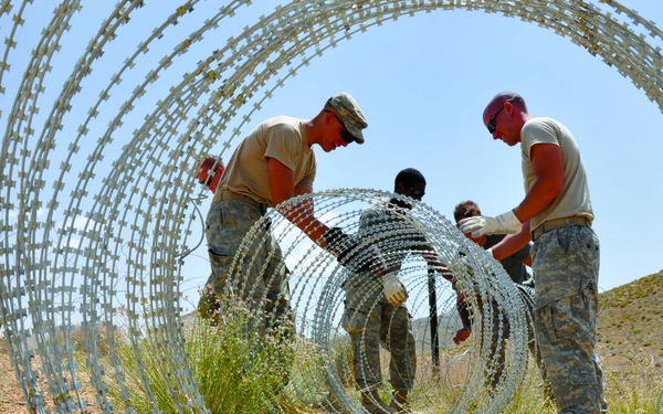 The Simple Life: Infantrymen maintain, improve austere Afghanistan FOB