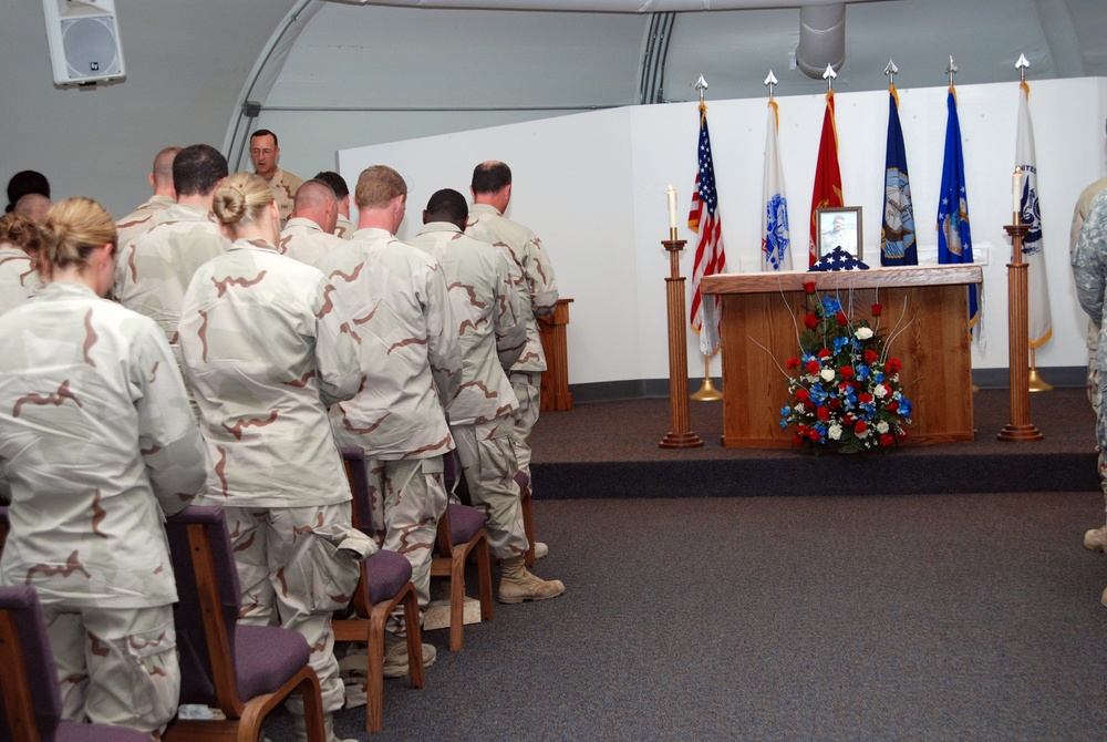 Trooper Chapel Ceremony