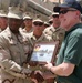 Secretary of the Navy Visits Taqaddum-based Service Members