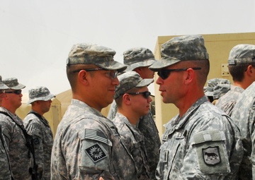 Combat Patch Ceremony