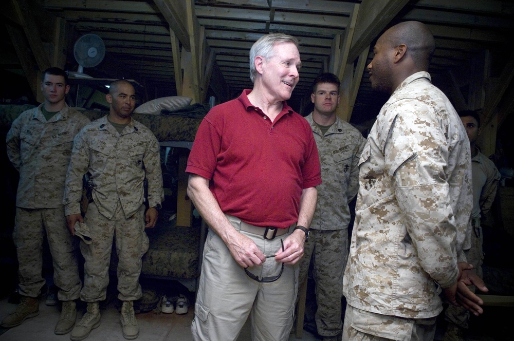 Tour of Camp Ubaydi, Iraq
