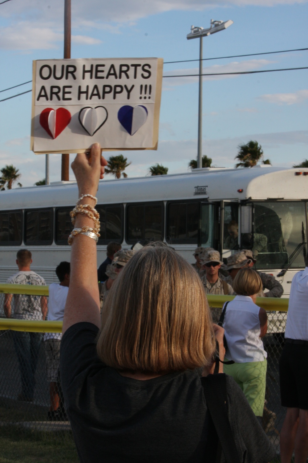 Families celebrate as their Marines come home