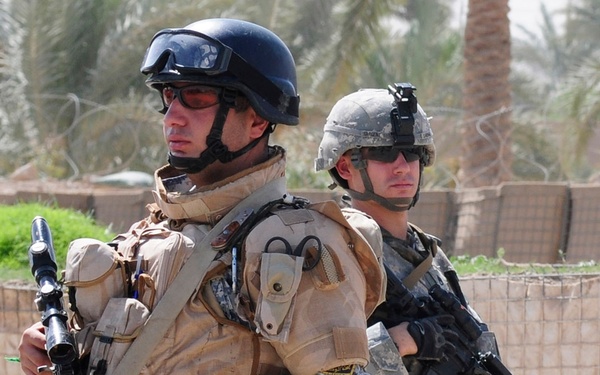 Working to get the water flowing