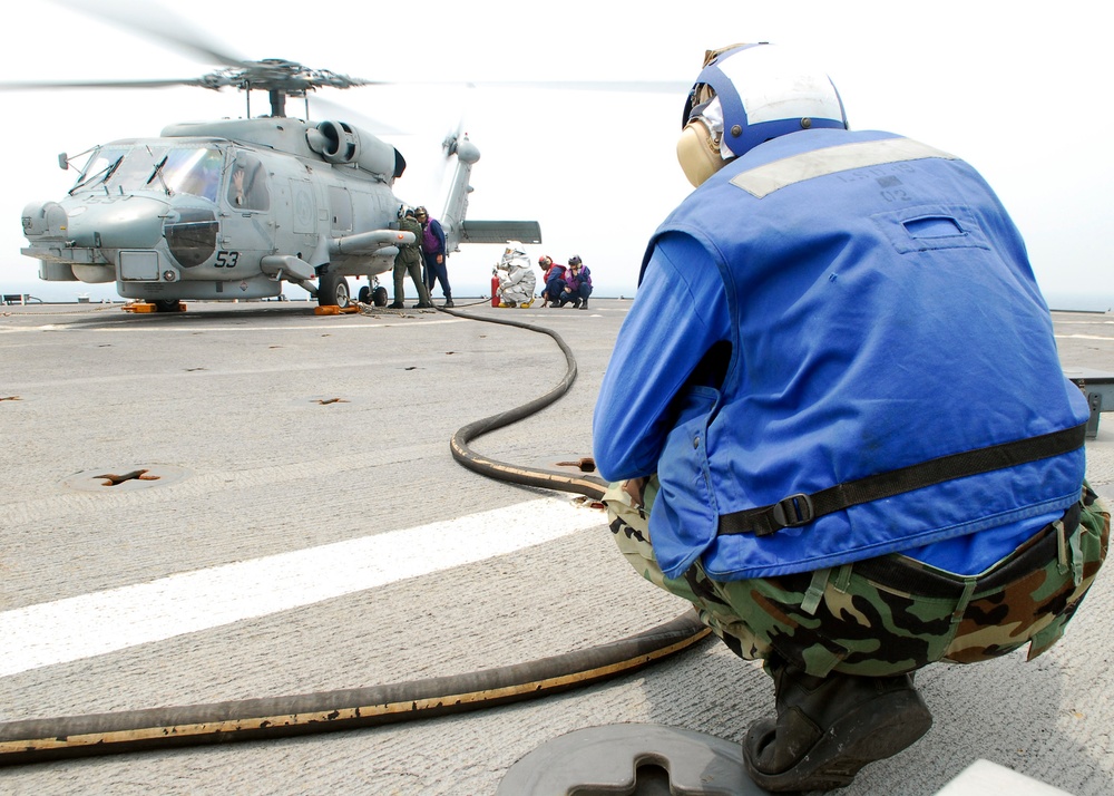 Cooperation Afloat Readiness and Training Brunei 2009 casualty evacuation exercise