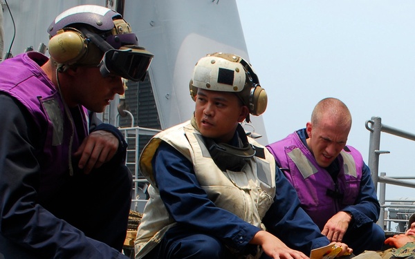Cooperation Afloat Readiness and Training Brunei 2009 casualty evacuation exercise