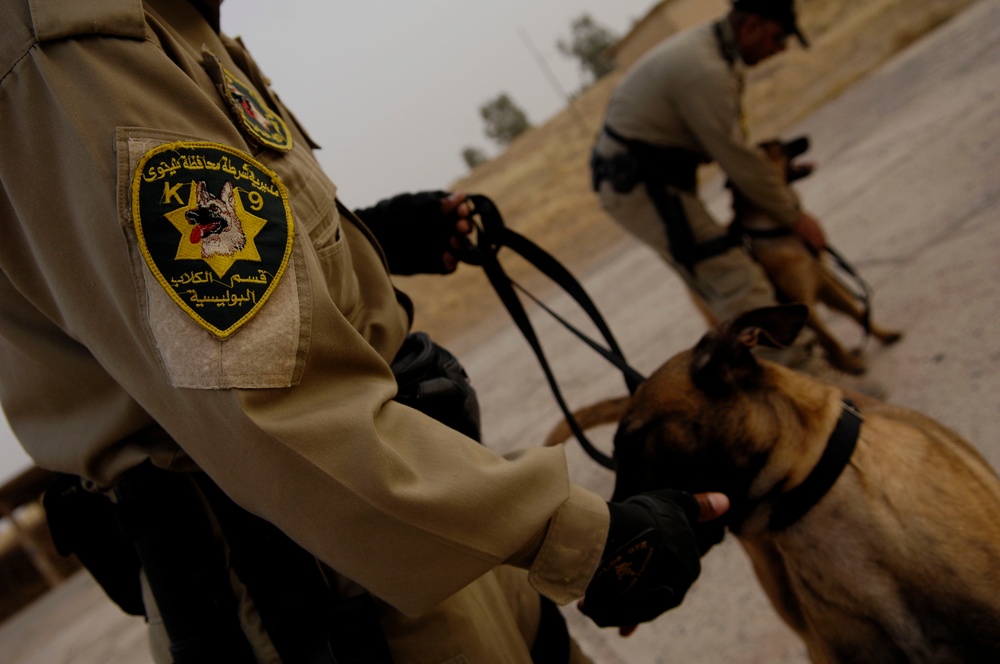 Iraqi Dog Handlers