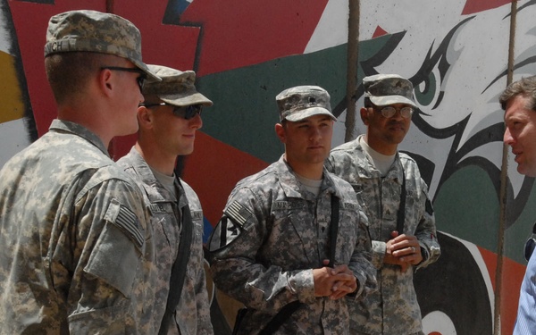 Pennsylvania Congressman Visits Stryker Brigade Soldiers