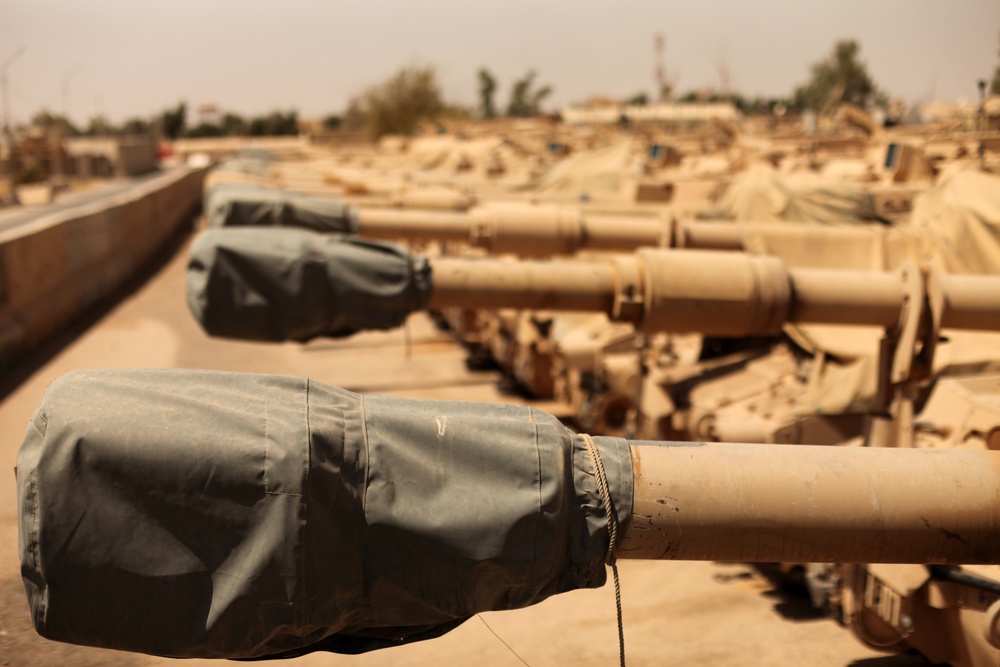 Self-propelled artillery in Iraq