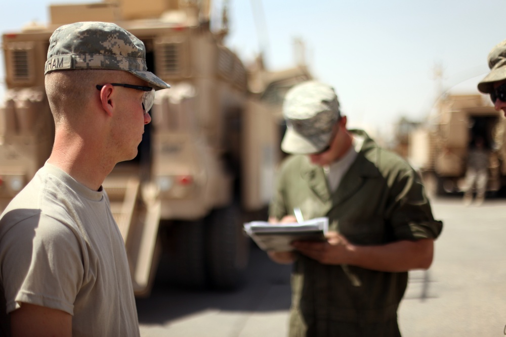 Self-propelled artillery in Iraq