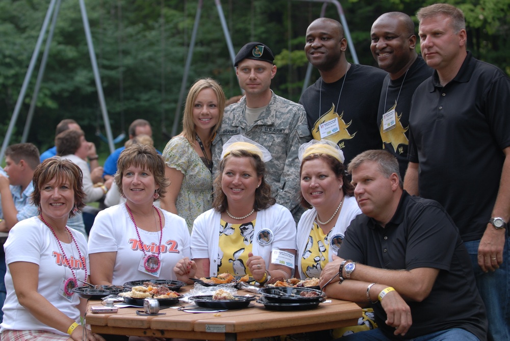 Celebrating Twins With Food Network and the Army Reserves